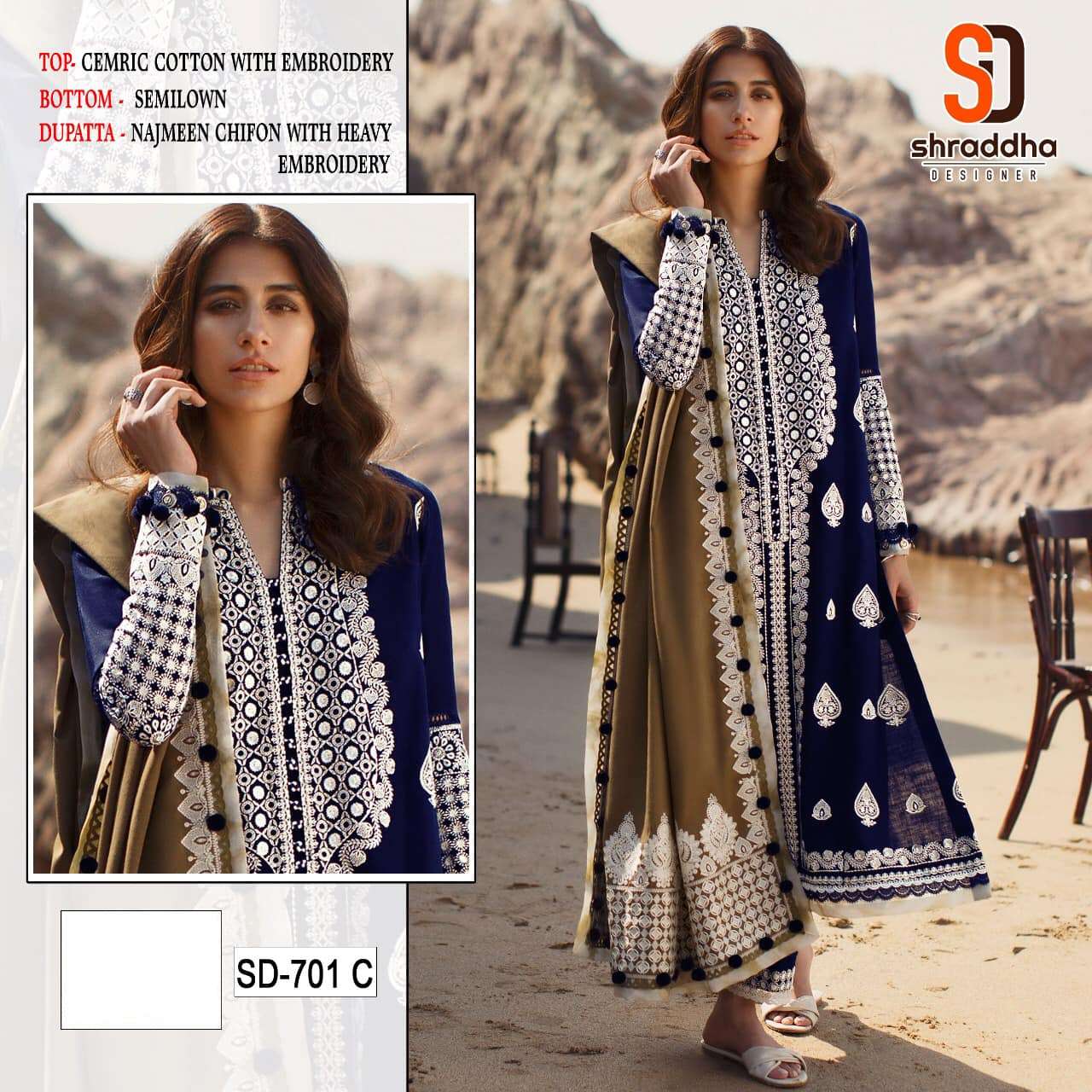 SHARADDHA DESIGNER SD 701 ABC